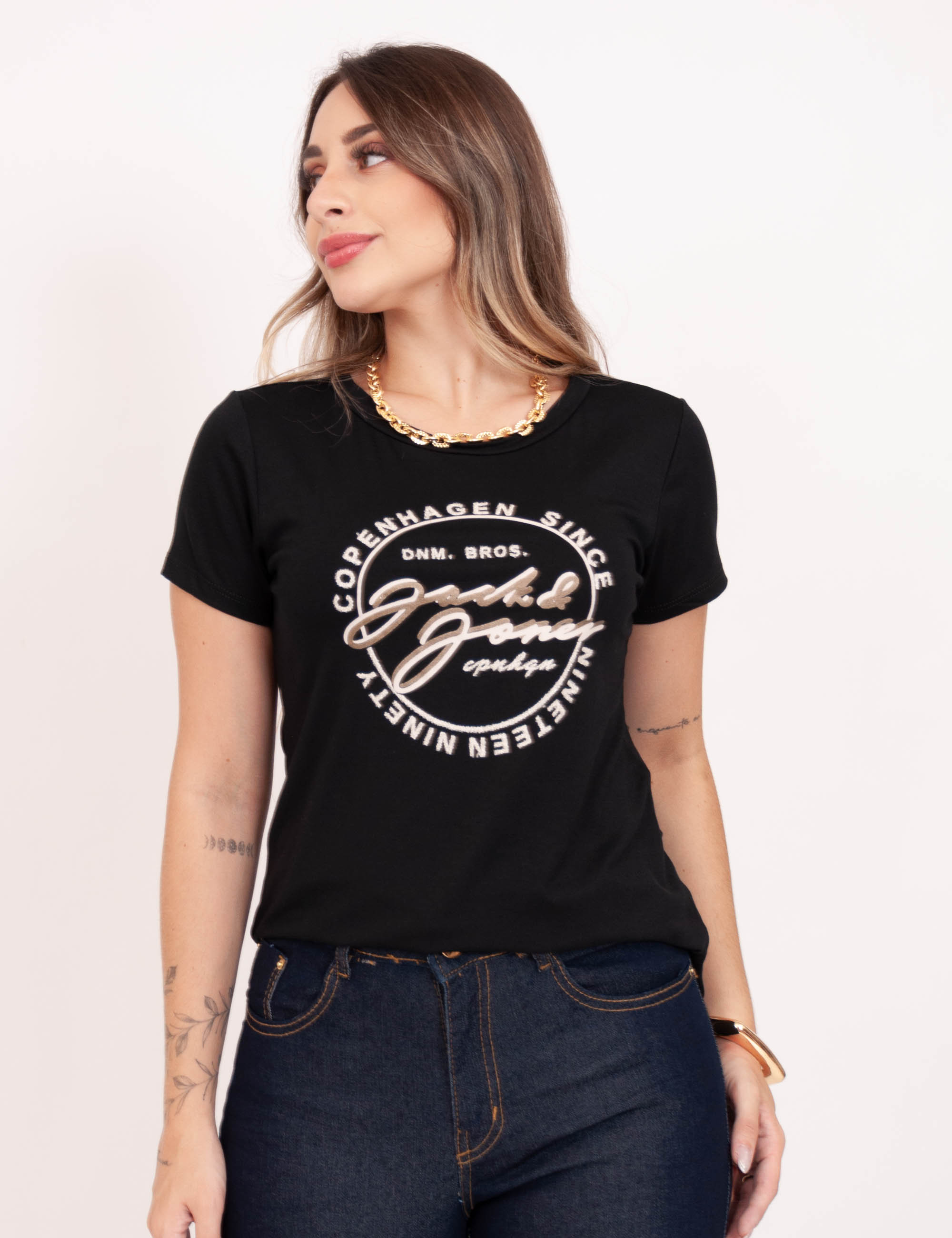 T-Shirt Silkada Vintage Preto