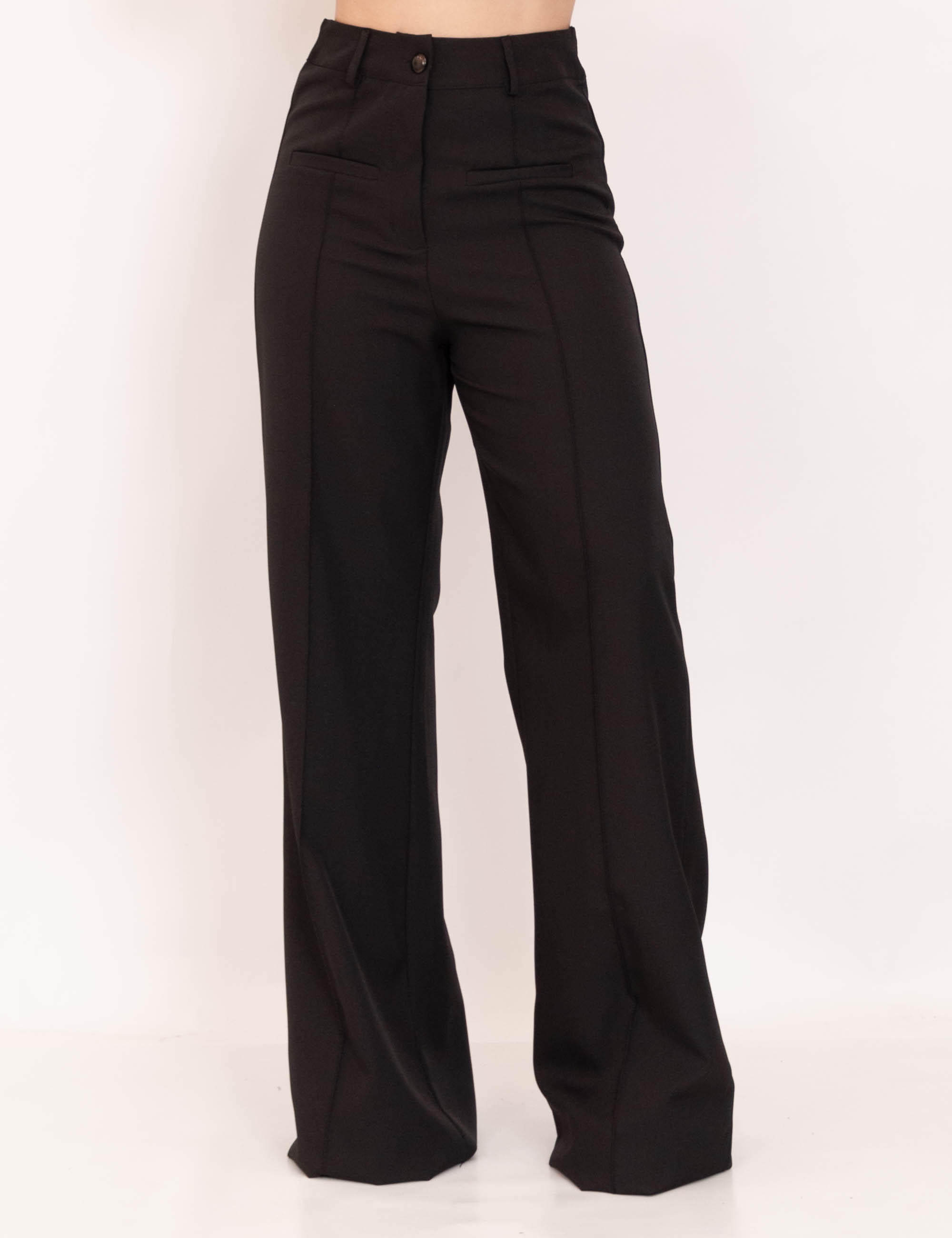 Calça Pantalona Lapela Preto
