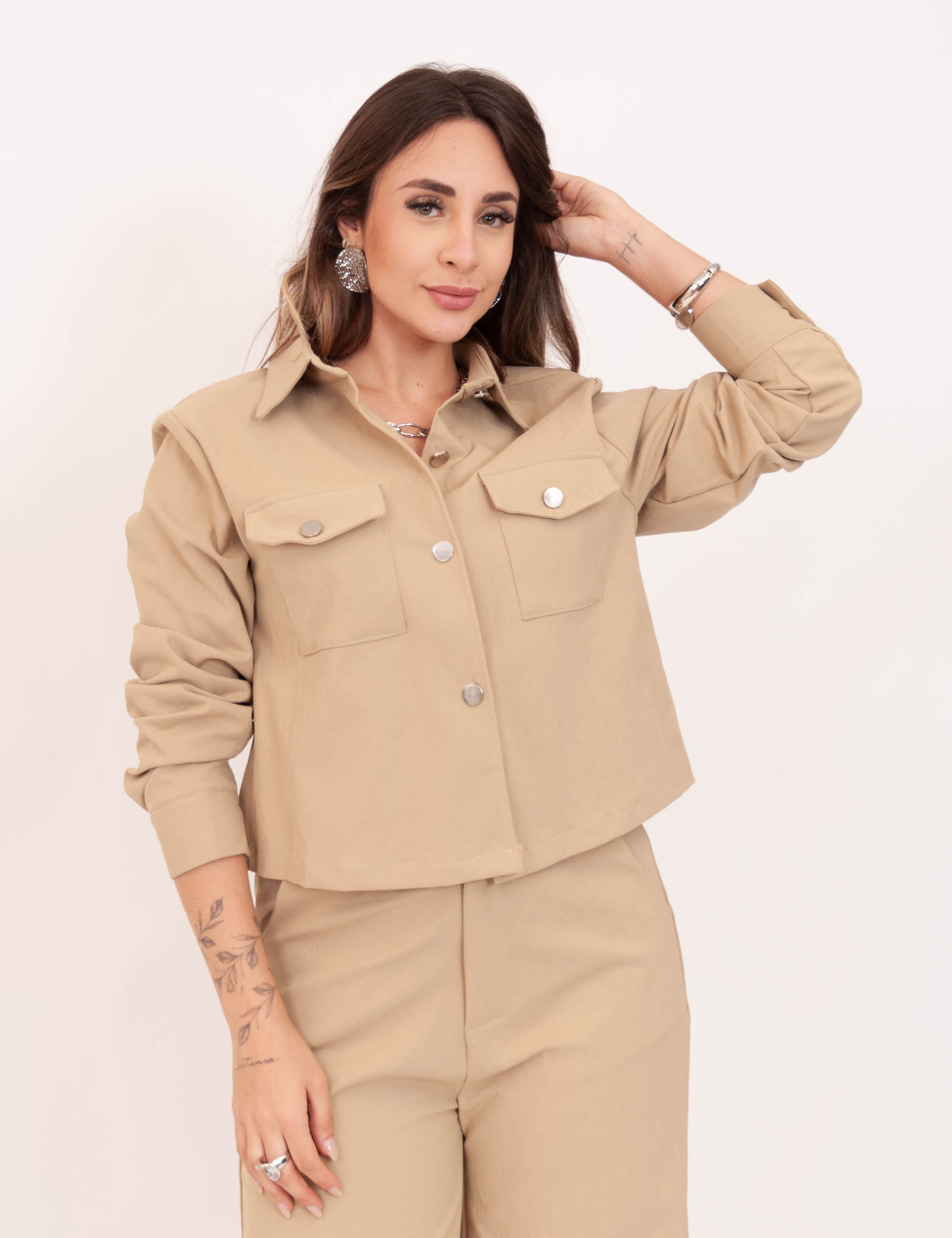 Jaqueta Joy Casual Bege