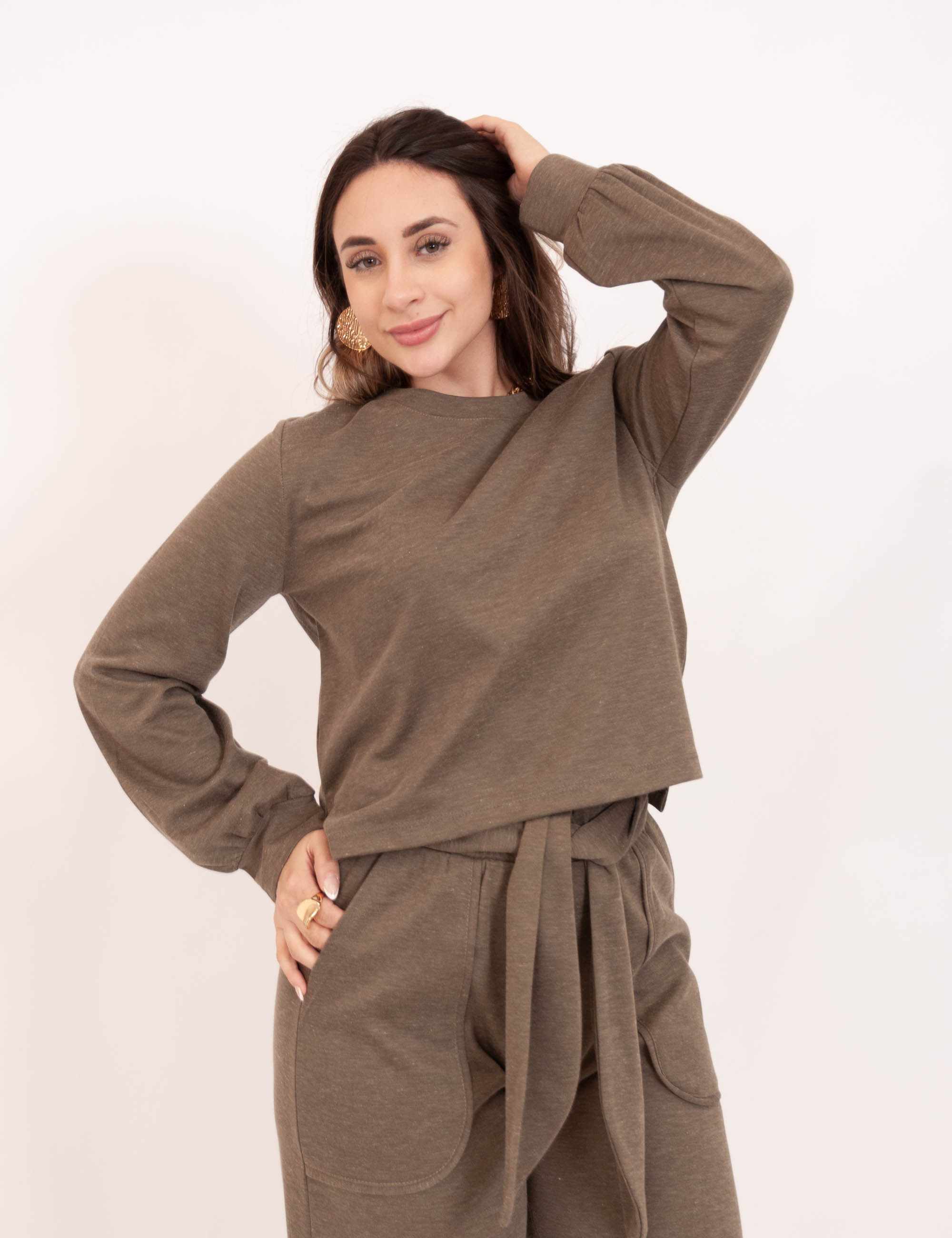 Blusa Paola Moletinho Verde