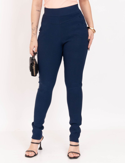 Calça Cigarrete Helanca Marinho