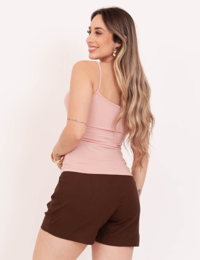 Blusa Alça Básica Rose