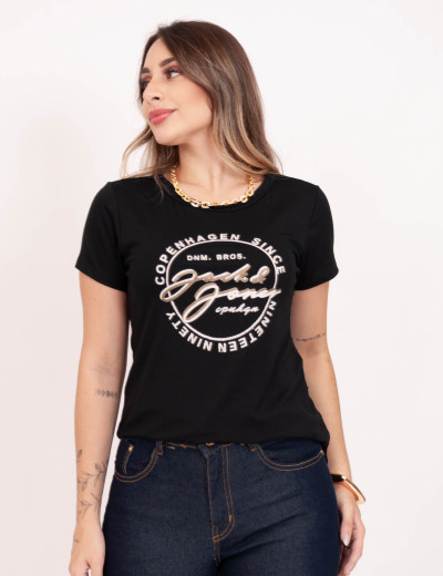 T-Shirt Silkada Vintage Preto