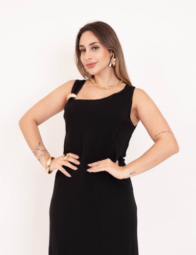 Vestido Ivy Longo Preto