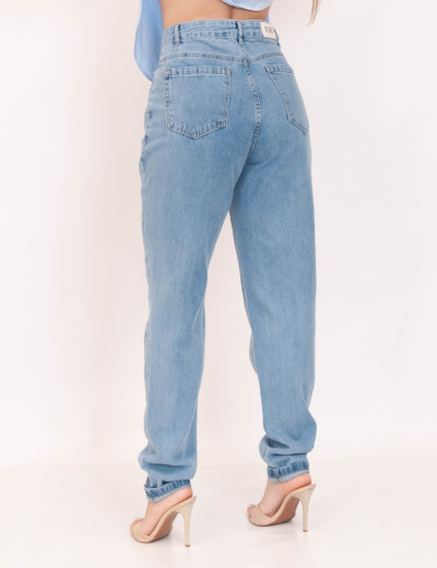 Calça Mom Jeans Claro
