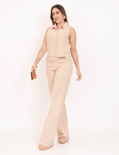 Calça Ella Marant Bege