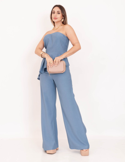 Conjunto Tassia Assimétrico Azul