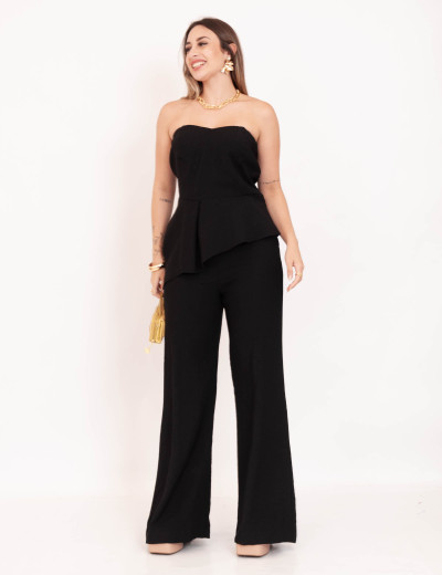 Conjunto Tassia Assimétrico Preto