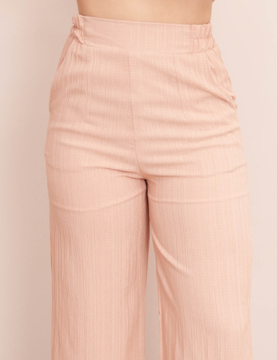 Calça Pantalona Devorê Rose