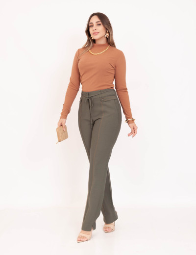Blusa Gola Flanelada Castor