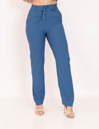 Calça Marcela Cinto Azul