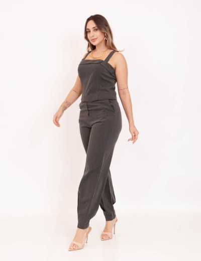  Cropped Lapela Chumbo
