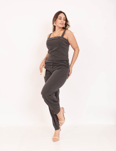  Calça Lapela Chumbo