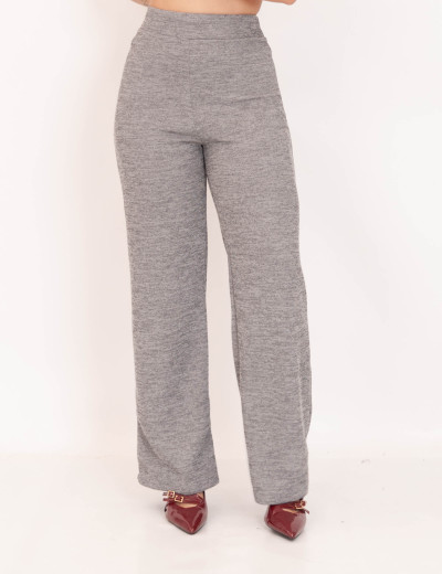 Calça Wid Leg Lanzinha Cinza