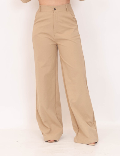Calça Joy Reta Bege