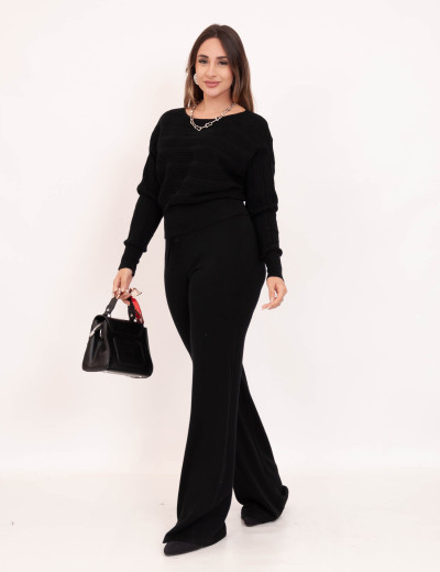 Conjunto Tricot Soft Glam Preto