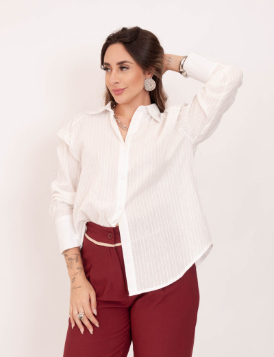 Camisa Algodão Texturizado Off