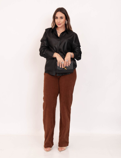 Camisa Resinada Preto