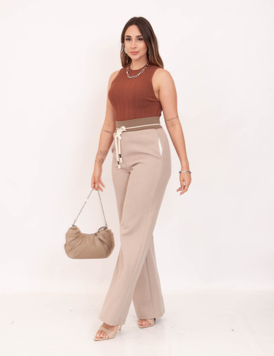 Blusa Tricot Modal Caramelo