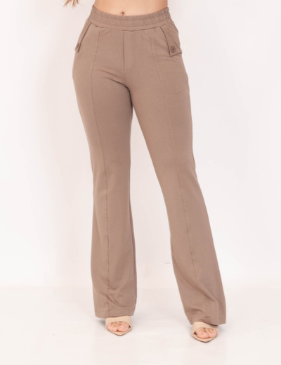 Calça Reta Caqui