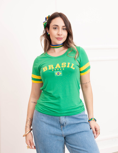 T-Shirt Brasil Verde