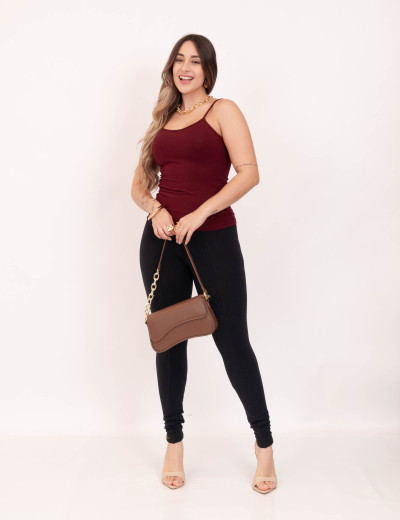 Blusa Alça Básica Vermelho