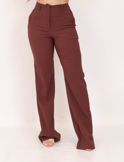 Calça Pantalona Marant Marrom