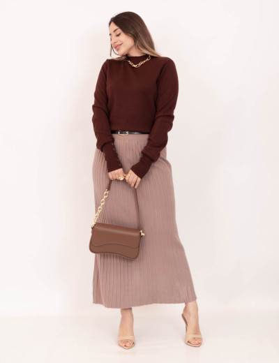 Tricot Kelly Marrom 