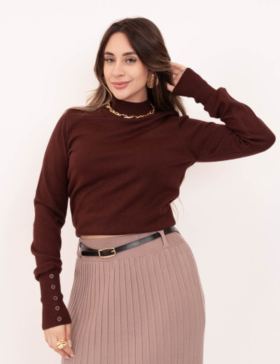 Tricot Kelly Marrom 