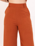 Calça Pantalona Alfaiataria Ferrugem