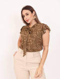 Blusa Visco Amarração Verde