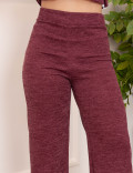 Calça Wid Leg Lanzinha Vinho