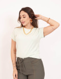 Blusa Pala Algodão Verde