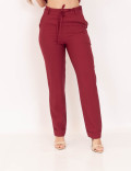 Calça Marcela Cinto Vinho