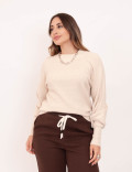 Tricot Lorena Texturizado Bege