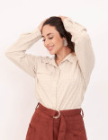 Camisa Linho Bege