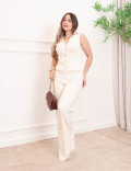 Conjunto Larissa Tricot Creme