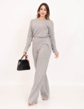 Conjunto Bia Moletinho Cinza