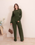 Conjunto Bia Moletinho Verde