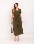 Vestido Maya Viscolinho Verde