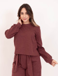 Blusa Paola Moletinho Vinho