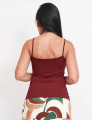 Blusa Alça Básica Vinho