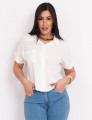 Camisa Cropped Visco Off
