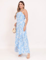 Vestido Marisa Folhas Azul