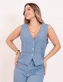 Colete Alfaiataria Azul