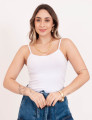 Blusa Alça Básica Branca