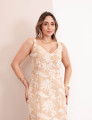 Vestido Vitória Laise Bege