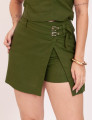 Short Saia Fivela Verde