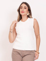 Blusa Tricot Rendada Off