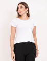 Blusa Manga Babadinho Branco 